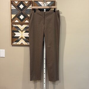 Ralph Lauren Collection Wool Ankle Pants Brown Heather 8 EUC
